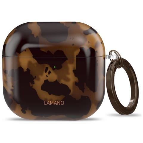 Custodia Airpods 4 Marrone E Nera Lamano - Foto 1