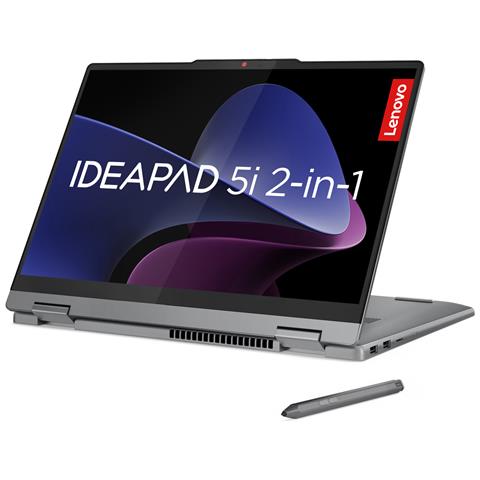 IdeaPad | Notebook 5 2-in-1 | Display 14.0'' WUXGA (1920x1200) Touch | Processore INTEL CORE i5-13420h | Memoria RAM 8GB | Memoria SSD 512GB | Scheda grafica Integrata | Sistema Operativo WINDOWS 11 HOME | LUNA GREY | Caricatore NON incluso - Foto 1