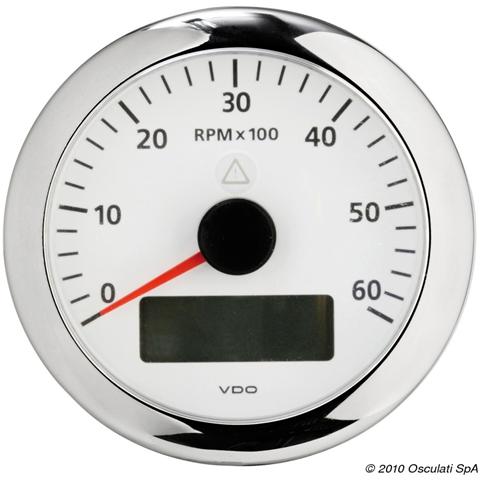 Contagiri 6000 RPM bianco - Foto 1