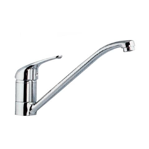 Miscelatore per lavello monocomando monoforo ottone cromato - Foto 1