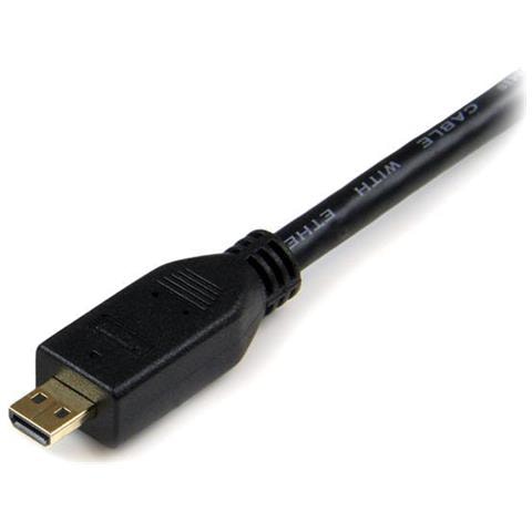 Cavo HDMI ad alta velocità con Ethernet da 0,5 m - HDMI a Micro HDMI - M / M - Foto 2