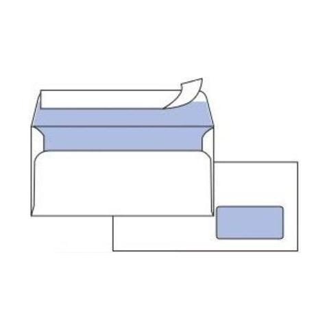 500 buste bianche 110x230mm c / finestra 80gr office strip - Foto 1