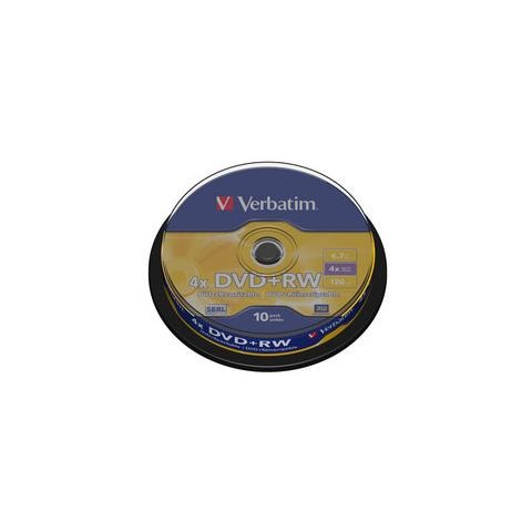 conf. 10 DVD+RW 4X 4.7GB spindle 43488 - Foto 1