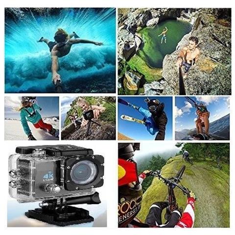 Pro Cam Sport Action Camera 4k Wifi Ultra Hd 16mp Videocamera Con Telecomando - Foto 2