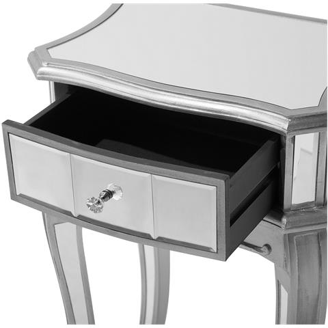 Tavolo Consolle Con Un Cassetto In Vetro A Specchio Somma - Foto 23