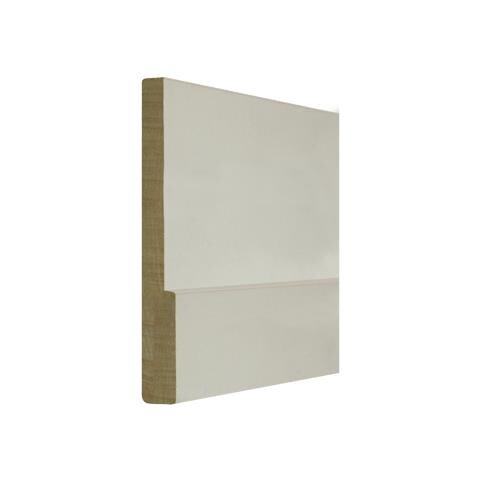 96 Metri Lineari Battiscopa Moderno ""altissimo"" Cesar Laccato Bianco 120x15mm - Foto 1