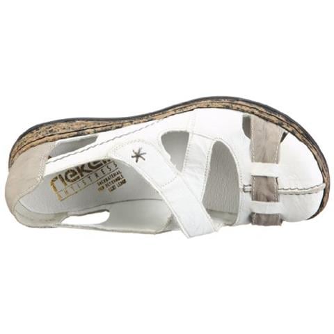 46367, Ballerine Donna, White (bianco / Grigio / 80), 36 Ue - Foto 2
