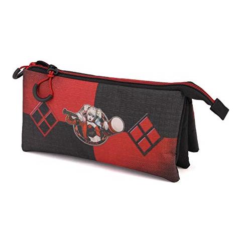 Harley Quinn Puddin-dreifach Hs Federmäppchen Astuccio, 24 Cm, Multi (multicolore) - Foto 1