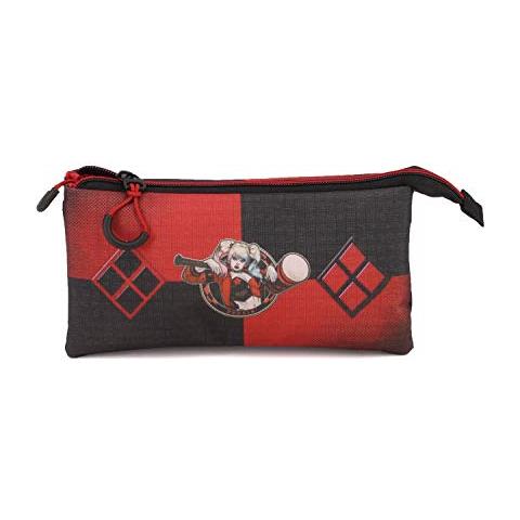 Harley Quinn Puddin-dreifach Hs Federmäppchen Astuccio, 24 Cm, Multi (multicolore) - Foto 2