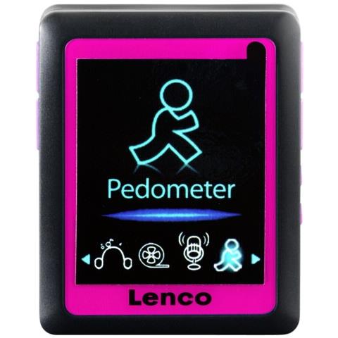 Podo-152, MP4, Flash-media, Nero, Rosa, USB 2.0, LCD, Polimeri di litio (LiPo) - Foto 1