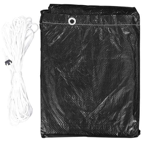 Coperture per Mobili da Giardino 2 pz 6 Occhielli 160x80x75 cm - Foto 2