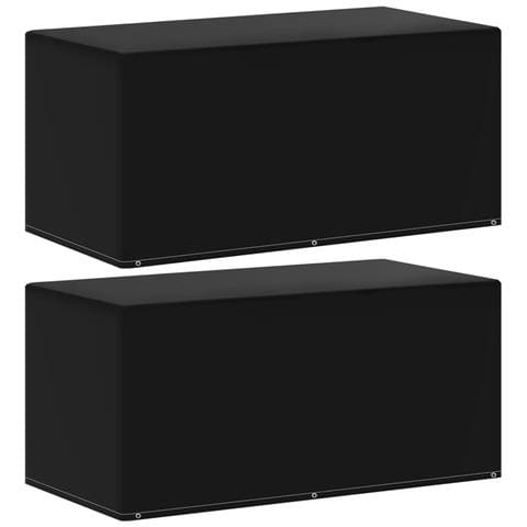 Coperture per Mobili da Giardino 2 pz 6 Occhielli 160x80x75 cm - Foto 1