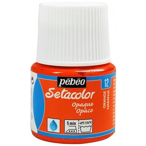 Pittura Tessile Setacolor Opaco - Arancione - 45 Ml - Foto 1