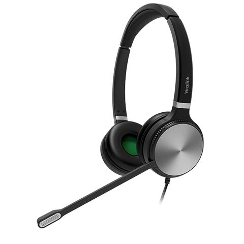 WIDEBAND AUDIO CANCELLAZIONE DI RUMORE SUL MICROFONO 1X RJ9 JACK ATTACO QD CUSCINETTI IN SIMILPELLE UTILIZZABILE CON I TELEFONI YEALINK - Foto 1