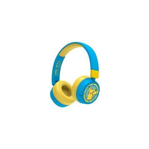 Pk0980 Cuffie Wireless Per Bambini Pokemon Pickachu Pieghevoli Multicolore - Foto 1