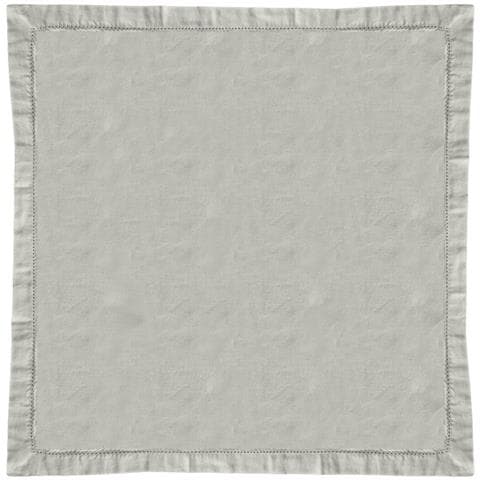 Tovaglia Cucina Soggiorno In Cotone Con Orlo A Giorno In Tinta Unita Vari Colori Ajour 85x85cm Panna - Foto 1