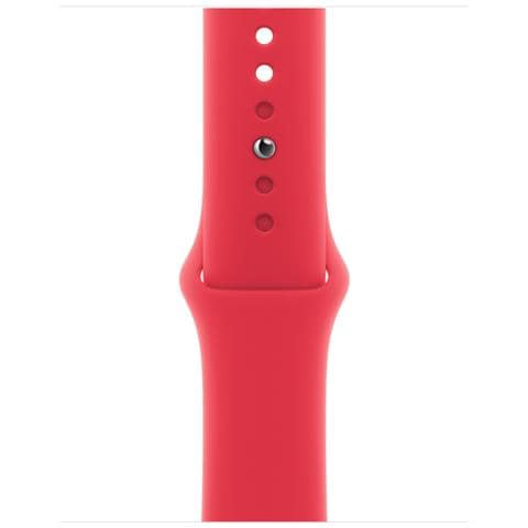 Cinturino Sport Red (41 mm) - Compatibilità: Modelli di Apple Watch 38 mm 40 mm 41 mm Materiale: Fluoroelastomero Misura: S /M - Foto 1