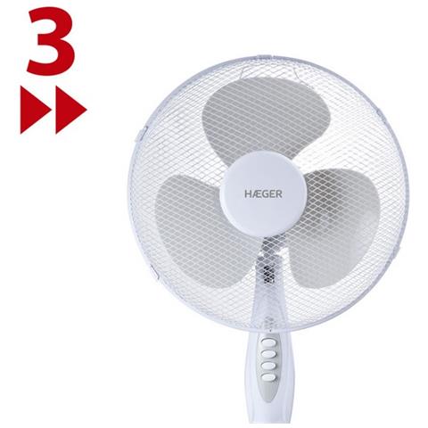 Ventilatore A Piantana Haeger Cross Wind 45 W Nero - Foto 7