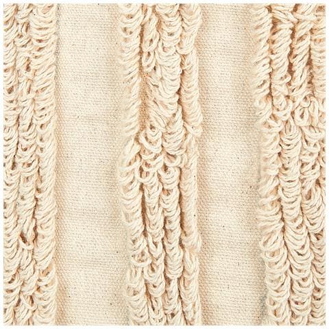 Set Di 2 Cuscini Tatsoi Cotone 45 X 45 Cm Beige Trama Geometrica - Foto 2