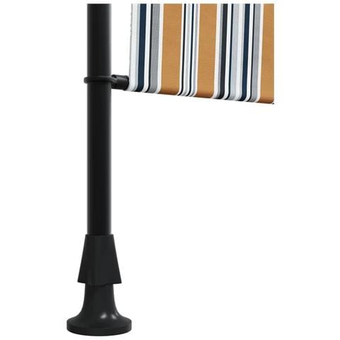 Tenda A Rullo Esterno Gialla E Bianca 120x270cm Tessuto Acciaio - Foto 9