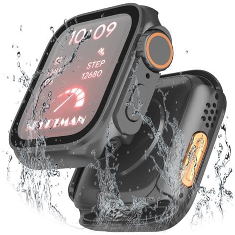 Custodia Per Pc Con Protezione Schermo Per Apple Watch Serie 4/5/6, 40 Mm Black - Foto 1