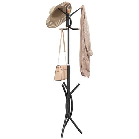 Appendiabiti Nero 176 Cm In Ferro Verniciato A Polvere - Foto 1