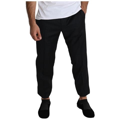 Abito Pantalone Corto Skinny In Lana Nera - It52 - Xl - Foto 5