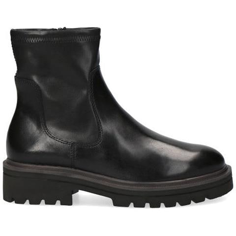 Black Casual Closed Booties Stivaletti Pelle Scarpe Donna Nero Eu 38, 9-25414-29-019 - Foto 1