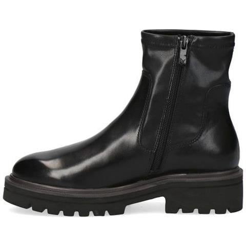 Black Casual Closed Booties Stivaletti Pelle Scarpe Donna Nero Eu 38, 9-25414-29-019 - Foto 3