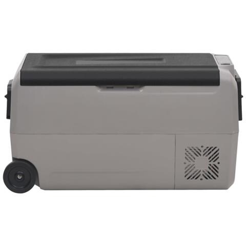 Borsa Frigo con Manico e Ruote Nera e Grigia 50 L PP e PE - Foto 10
