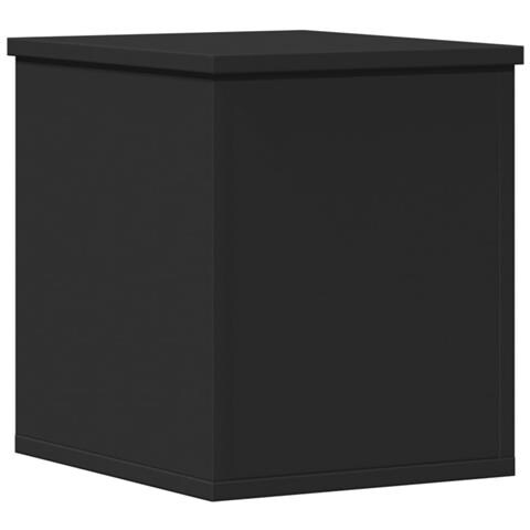 Contenitore Portaoggetti Nero 30x35x35 Cm In Truciolato - Foto 2