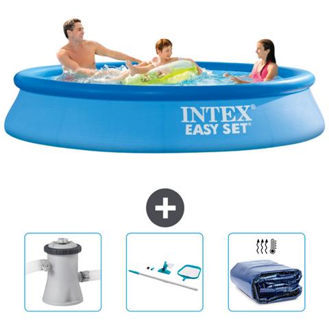 Piscina Fuori Terra - In Giro - 305x305x61 Cm - Blu - Include Accessori Coordinati Cb81 - Foto 1