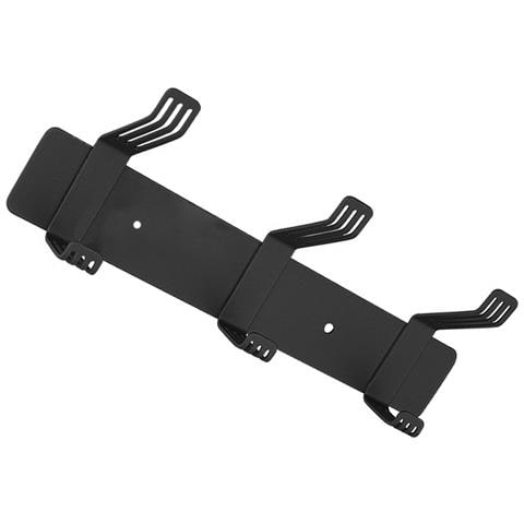 Gancio A Muro Resistente - 3 Ganci Tripli In Acciaio Inossidabile Black - Foto 1
