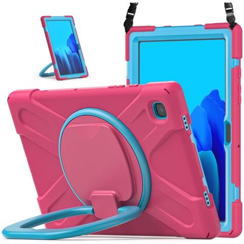 Custodia Per Samsung Galaxy Tab A 10.1"" Con Supporto Girevole Rosa - Foto 1