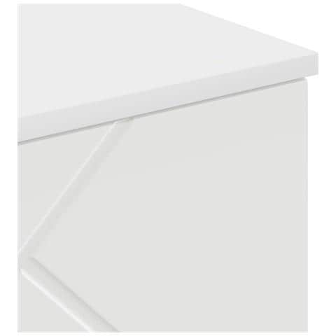 Mobile da Bagno con porta Bianco lucido 30 x 31.5 x 61 cm - Foto 9