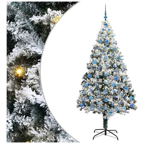 Albero di Natale artificiale con 300 LED Bianco 210 cm - Foto 1