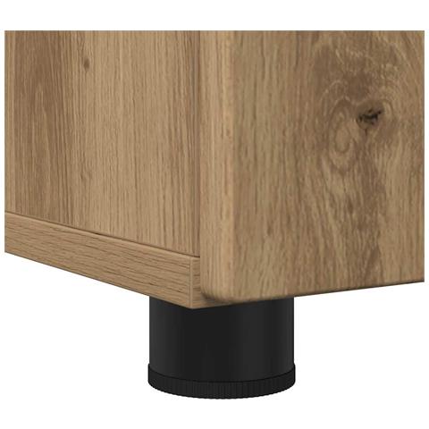 Set di mobili per il bagno con porta 3 pcs Rovere artigianale - Foto 9