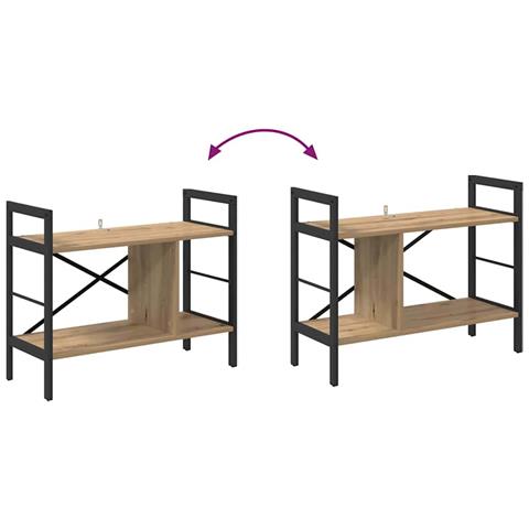 Libreria Rovere artigianale 75 x 30 x 58,5 cm Legno multistrato - Foto 9