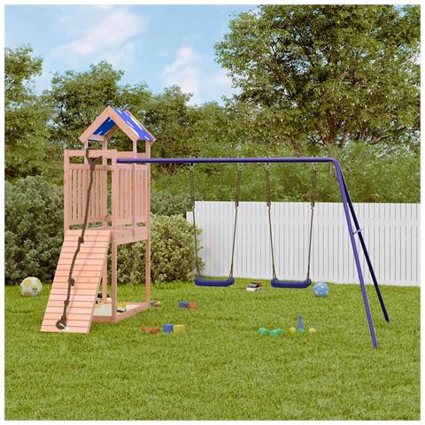 Set da Gioco da Esterno in Legno Massello di Douglas - Foto 2