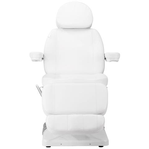 poltrona cosmetica elettrica Luxury 3 motori bianca con pedale - Foto 4