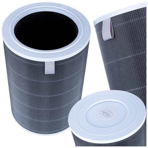 Filtro Hepa 360° Di Ricambio Compatibile Con Xiaomi Mi Air Purifier 2/2s / 3/3h /pro /max - Epa E11, Antibatterico, Carbone Attivo, Rfid - Foto 1