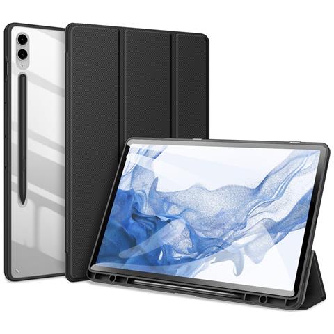 Cover per Galaxy Tab S9 FE Plus - Pelle /PU, Nero - Foto 1