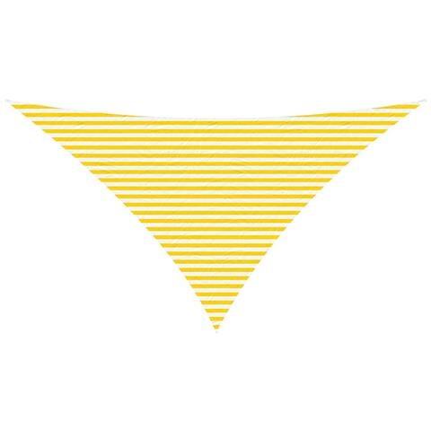 Vela da ombra solare Giallo e Bianco 7 x 5 x 5 m - Foto 1