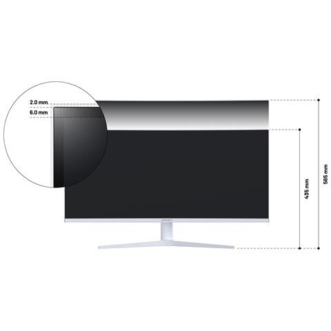 JN-IPS340UWQHD60C-C65W-HS-W Monitor PC 86,4 cm (34") 3440 x 1440 Pixel UltraWide Quad HD LCD Nero - Foto 7