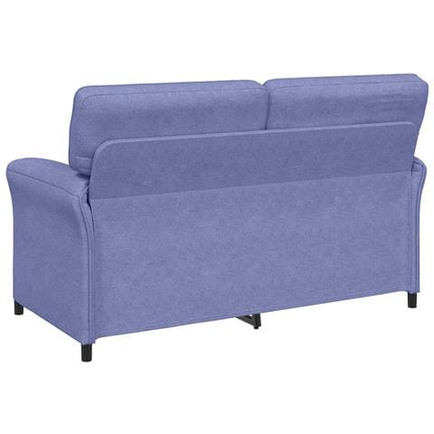 Set di divani 2 pz Blu jeans Tessuto - Foto 2