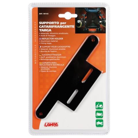 Supporto Catarifrangente Targa Moto Nero - Foto 15