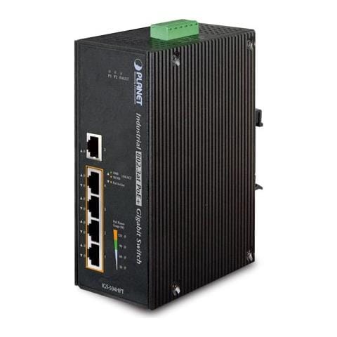 Planet Industrial 5-port + 4port 802.3at Poe Gigabit Switch In - Foto 1