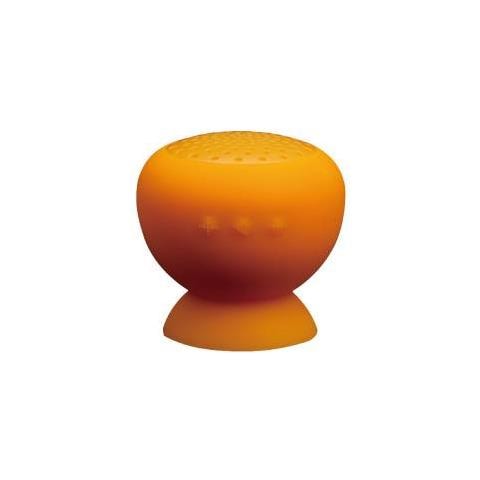 Speaker Bluetooth Con Microfono Ventosa Portatile Arancio - Foto 1