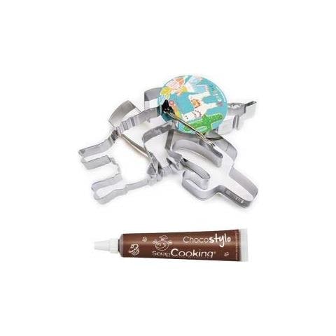 4 Tagliabiscotti Lama + Penna Alimentare Al Cioccolato - Foto 1