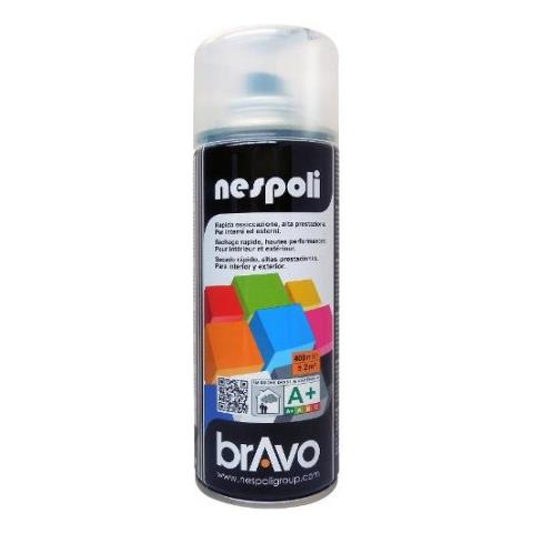 Smalto Spray Acrilico Rapida Essicazione Trasparente Lucida 400 Ml Bravo - Foto 2